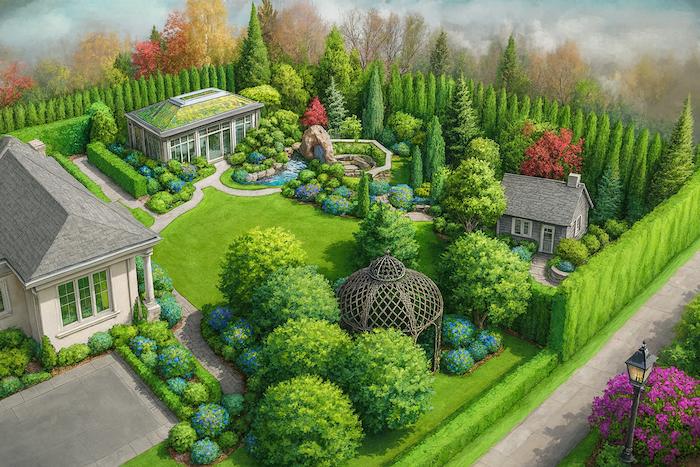 Projektowanie ogrodów – wizualizacja roślin i ścieżek (podmień zdjęcie)